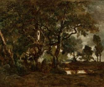 Theodore Rousseau Malarstwo Olej Na Płótnie