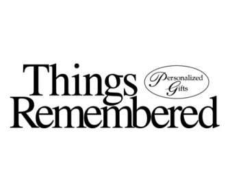 Cosas Que Recordar
