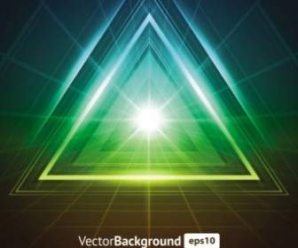 Threedimensional Abstract Background Halo Vector