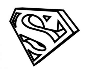 Vecteur De Logo Superman Tridimensionnelles