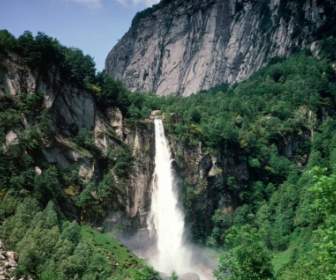 Tocino Fällt Wallpaper Wasserfälle Nature
