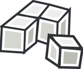 Cubes De Tofu Clip Art