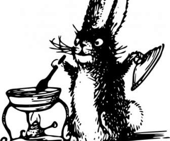 กระต่ายทำอาหารต้มปะ