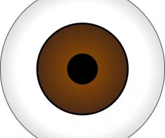 Tonlima Olhos Castanhos Braunes Auge-ClipArt
