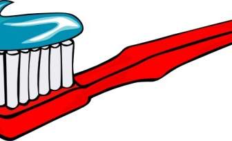 Toothbrush With Toothpaste Clip Art