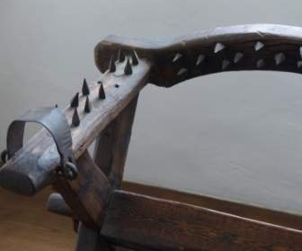 Folter Stuhl Instrument Der Folter Im Mittelalter