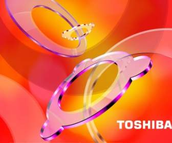 Wallpaper De Cores Intensas De Toshiba Toshiba Computadores