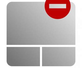 Icono De Desactivación De Touchpad