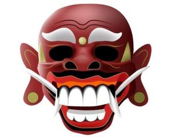 Tradycyjne Balijski Maska