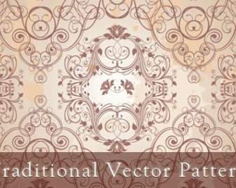 Traditional Vektor-Muster