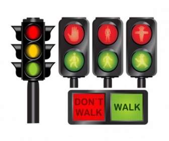 Traffic Light Icon Vector
