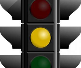 Traffic Light Yellow Clip Art