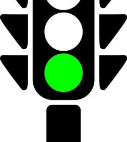 семафор зеленый светофор