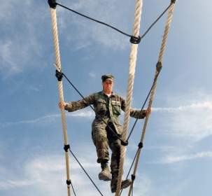 Training Obstacle Ropes Course