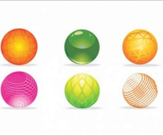 Transparent Spheres Globe