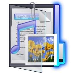 transprent picture and document folder