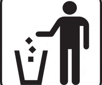 Trash Litter Box Clip Art