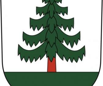 شجرة شعار قصاصة فنية