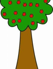 Baum Mit Früchten-ClipArt