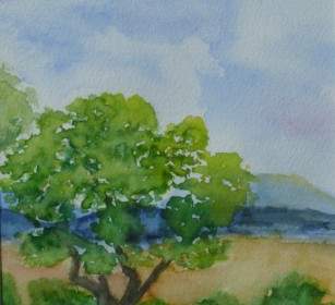 Trees Landscape Painting