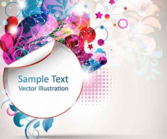 Tendência De Cartazes Criativos Vector Background01