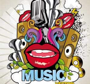 Trend Of Music Posters Vector