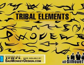 éléments De Tatouage Tribal