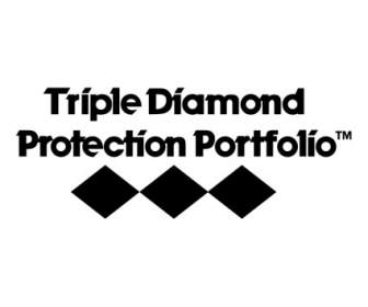 Cartera De Protección Triple Diamante