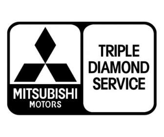 Dreifach Diamant-Dienst