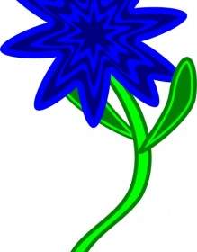 Triptastic 藍色花