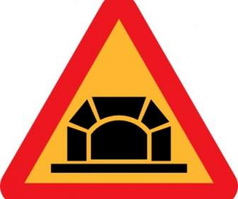 Tunnel-Straßenschild ClipArt