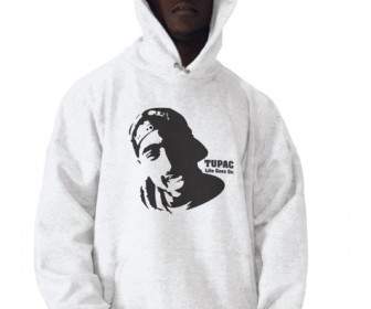 Tupac Shakur T Shirt Design Vecteur