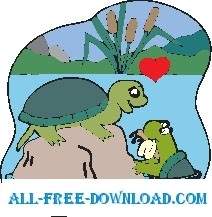 السلاحف في الحب