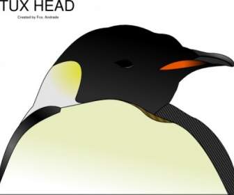 Tux Head Clip Art