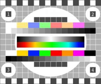 TV Teste Tela Clip-art