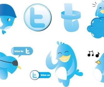 Twitter-Vektoren