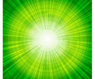Two Credit Green Light Abstract Background