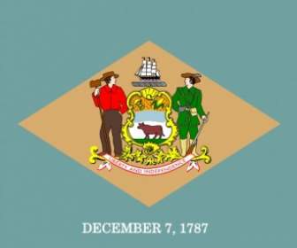 Noi Bandiera Delaware ClipArt