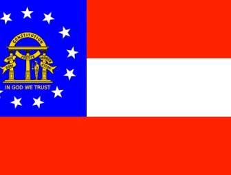 Us Georgia Flag Clip Art