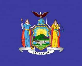 Uns New York State Flag ClipArt