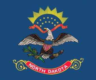 Nós Bandeira Da Dakota Do Norte Clip-art
