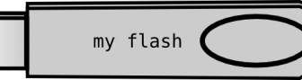 USB Flash Disk Clip Art
