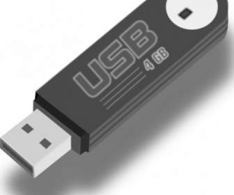 USB Flash Drive Clip Art