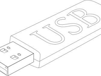 USB Stick Clip Art