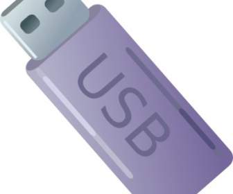 USB Thumbdrive Flash Memori Penyimpanan Clip Art