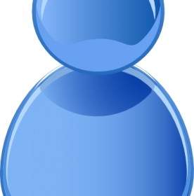 Benutzer Symbol Blau Clipart