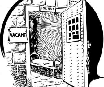 Vacant Prison Cell Clip Art