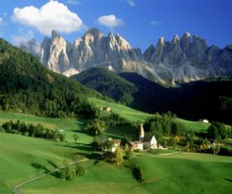 Val Di Funes Sfondi Mondo Italia