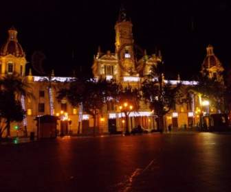 Valencia Spain Night