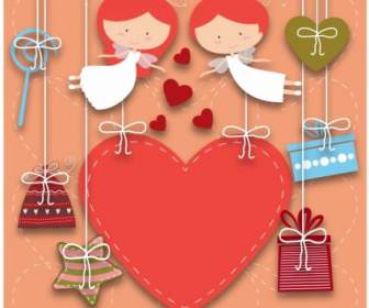 بطاقة عيد الحب